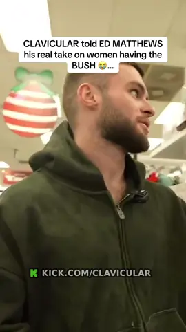 CLAVICULAR told ED MATTHEWS his real take on women having the BUSH 😭… #clavicular #clav #edmatthews 