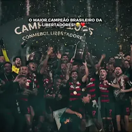 O maior clube do Brasil!!🥹❤️🖤 #futebol #flamengo #libertadores #campeao #tiktokesportes 