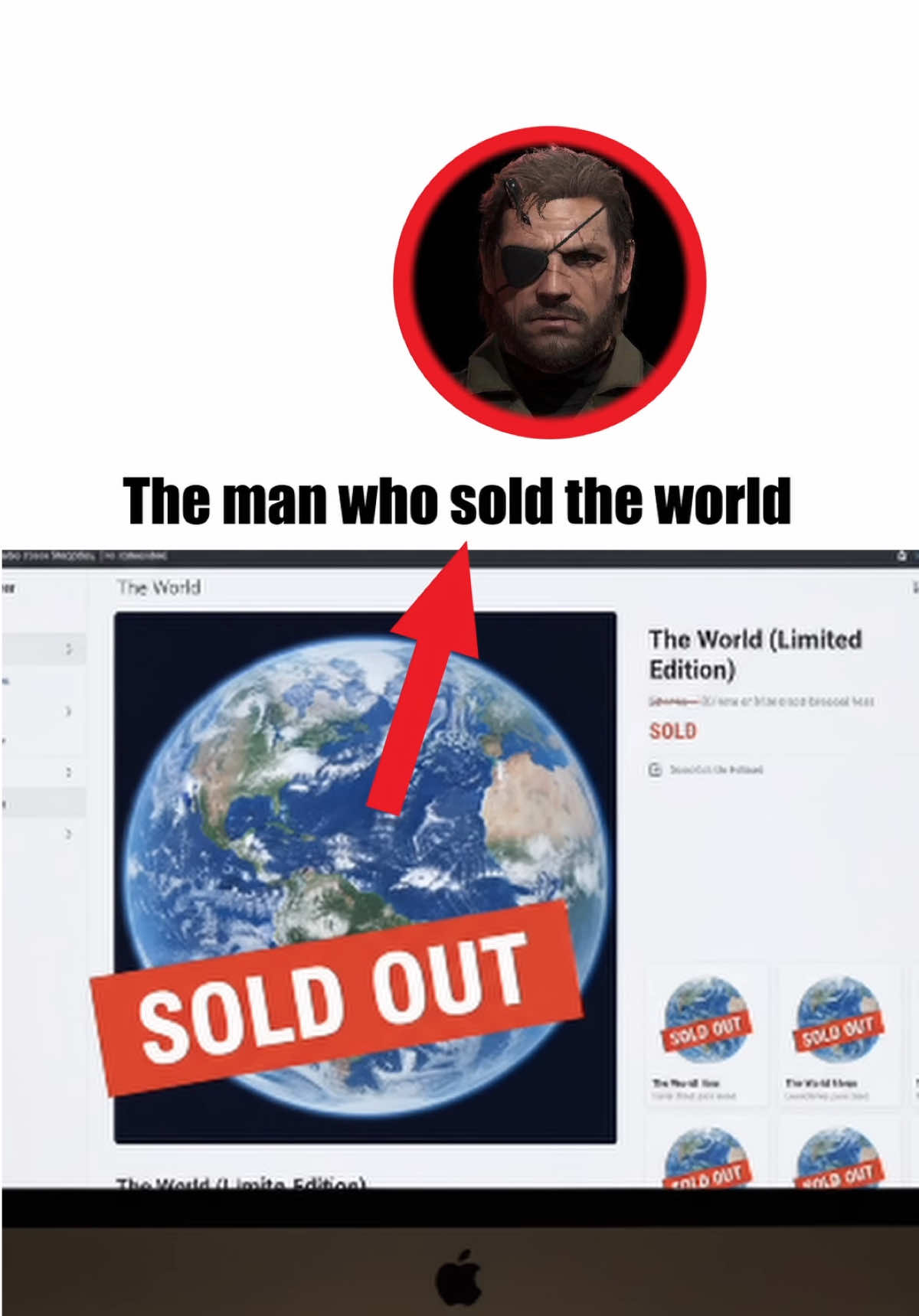 The man who sold the world #metalgearsolid #memes #meme #gaming #shorts 