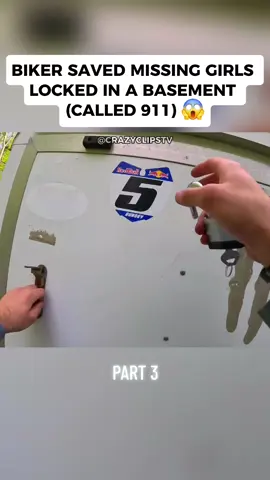 BIKER SAVED MISSING GIRLS LOCKED IN A BASEMENT!! 😱😱 #Biker #MissingKids #Rescue #English #Foryou 