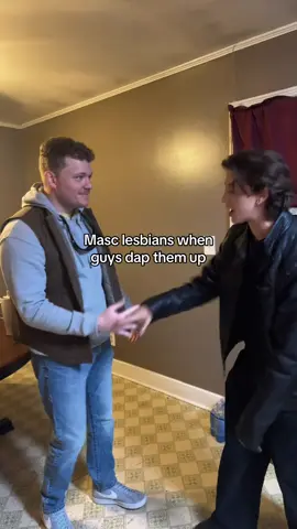 Be overthinking so hard for a 2 second interaction 💔 got nervous and accidentally ✂️✂️ @Cross #wlw #masc #lesbian #dap #fyp 