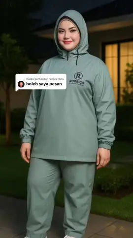 Membalas @Ferius Hulu boleh klik keranjang kuning ya ka lagi promo jas hujan model hoodie 