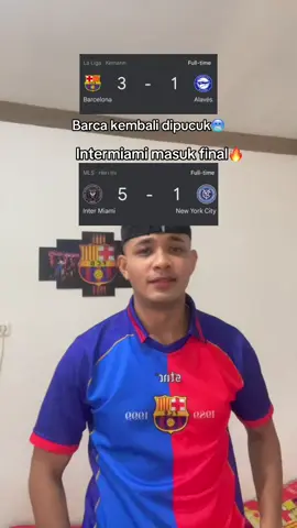 Mingguku yg bahagia☺️#messi #viscabarca🔴🔵 #intermiami @fcbarcelona @InterMiamiCF 