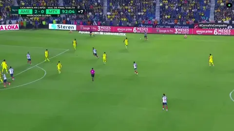 Gol de Berterame 🇫🇮🔵⚪ #rayados #monterrey #clubamerica #cuartosdefinal 