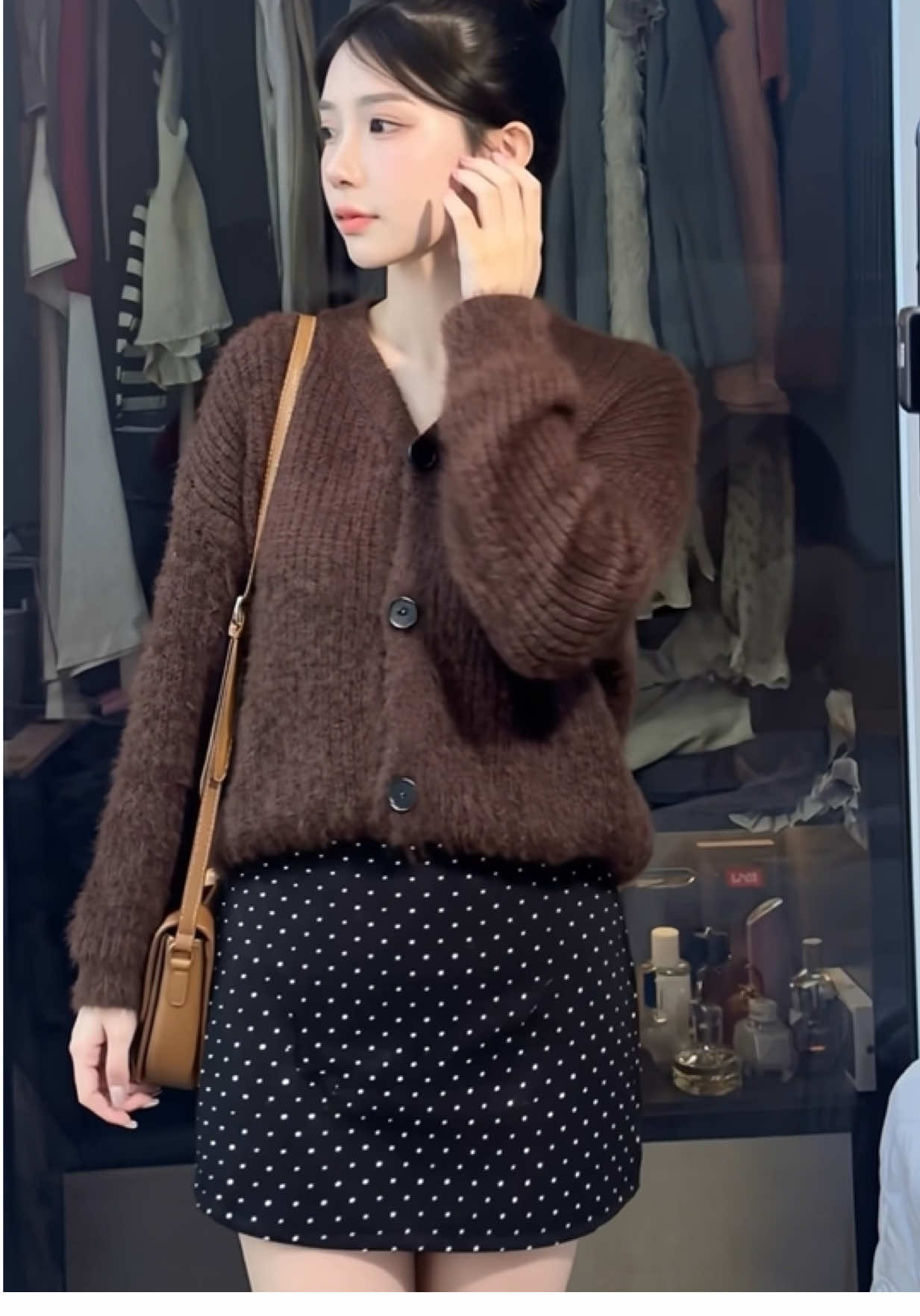 Chân Váy Dạ Chấm Bi .From Ngắn Dáng Chữ A Có Túi ,Khóá Kéo Sau Chất Dạ 🍓#thoitrang #xuhuong #fyp #chanvay #chanvayxinh 