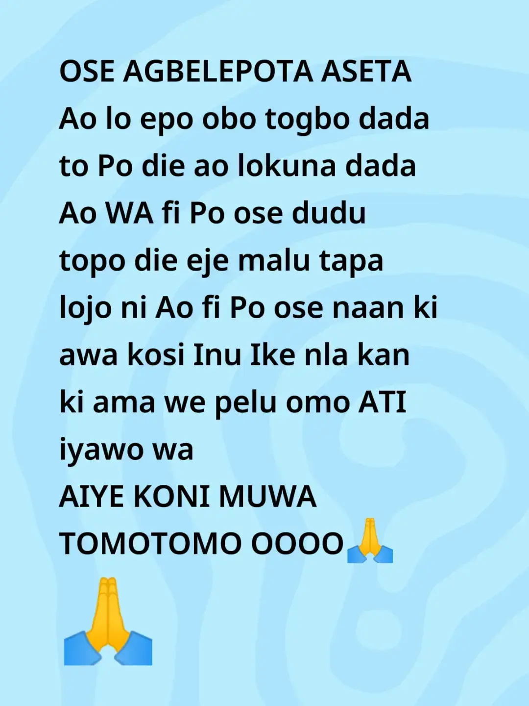 AGBELEPOTA ELEJE MALU 