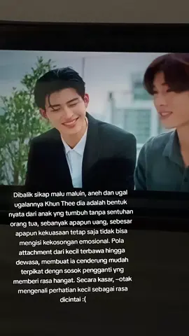 mungkin menurut kalian lucu, aku pun begitu. Namun saat kita melihat dri pandangan psikologisnya kita akan sadar betapa malang kisah hidupnya. poor mafia folkadot kita 😭💔 #pondnaravit #phuwintang #pondphuwin #meandtheeseries #fyp 