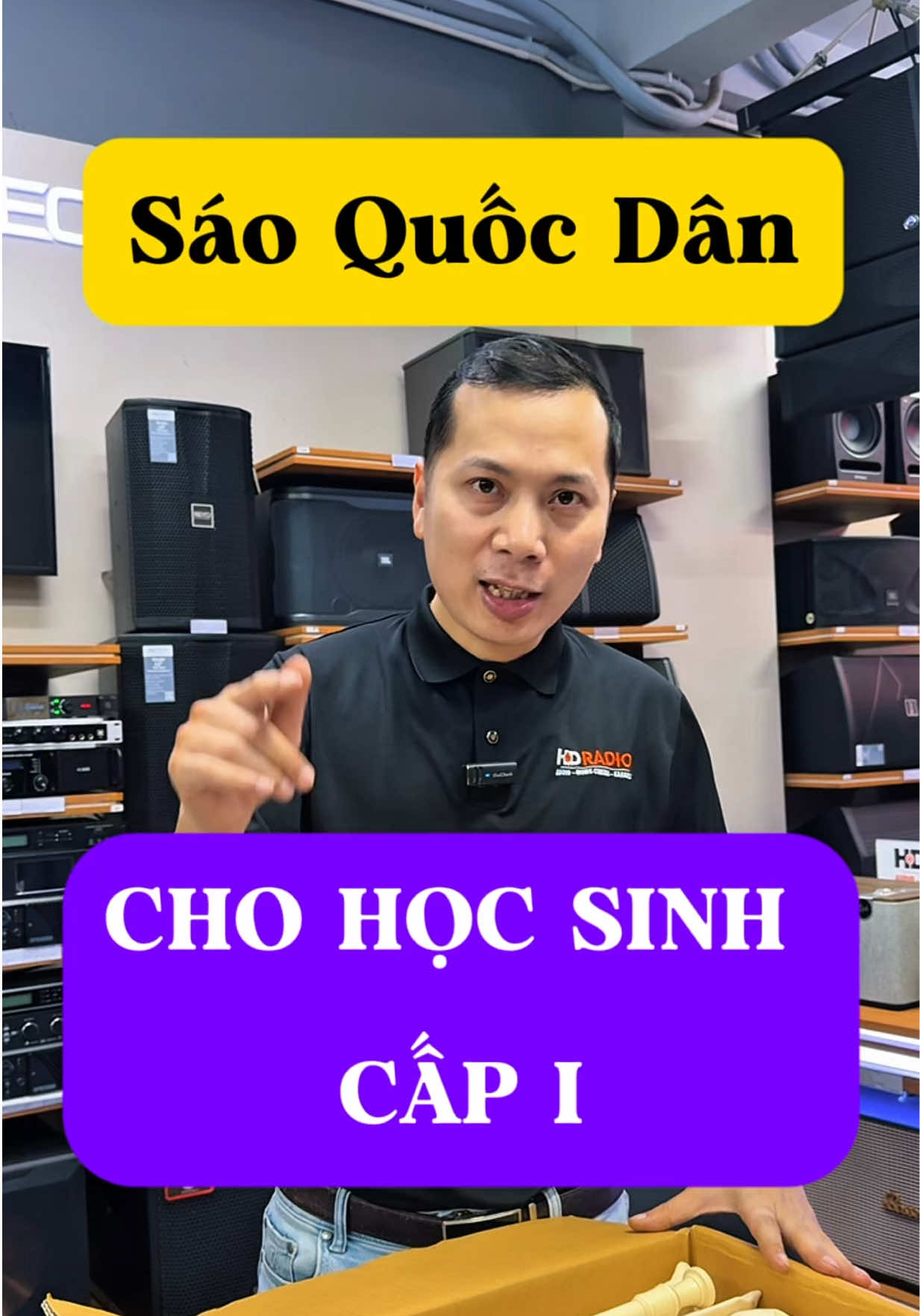 🎼 YAMAHA YRS-24B – Chiếc sáo “mở cửa” thế giới âm nhạc cho trẻ cấp 1! Nhẹ, dễ thổi, âm thanh trong trẻo – YRS-24B là cây sáo lý tưởng giúp các bé bắt đầu hành trình âm nhạc với sự hứng thú mỗi ngày. Chất liệu ABS bền bỉ, vệ sinh dễ dàng, thiết kế chuẩn quốc tế giúp bé thổi đúng nốt, học nhanh, chơi vui và tự tin hơn trong mỗi tiết học. Nếu bạn đang tìm một nhạc cụ an toàn – dễ dùng – chuẩn cho chương trình giáo dục âm nhạc tiểu học, thì YRS-24B chắc chắn là lựa chọn đúng đắn cho con! ⸻ Hashtag: #saoYamaha #YRS24B #sáotiêu #nhaccap1 #hdradio