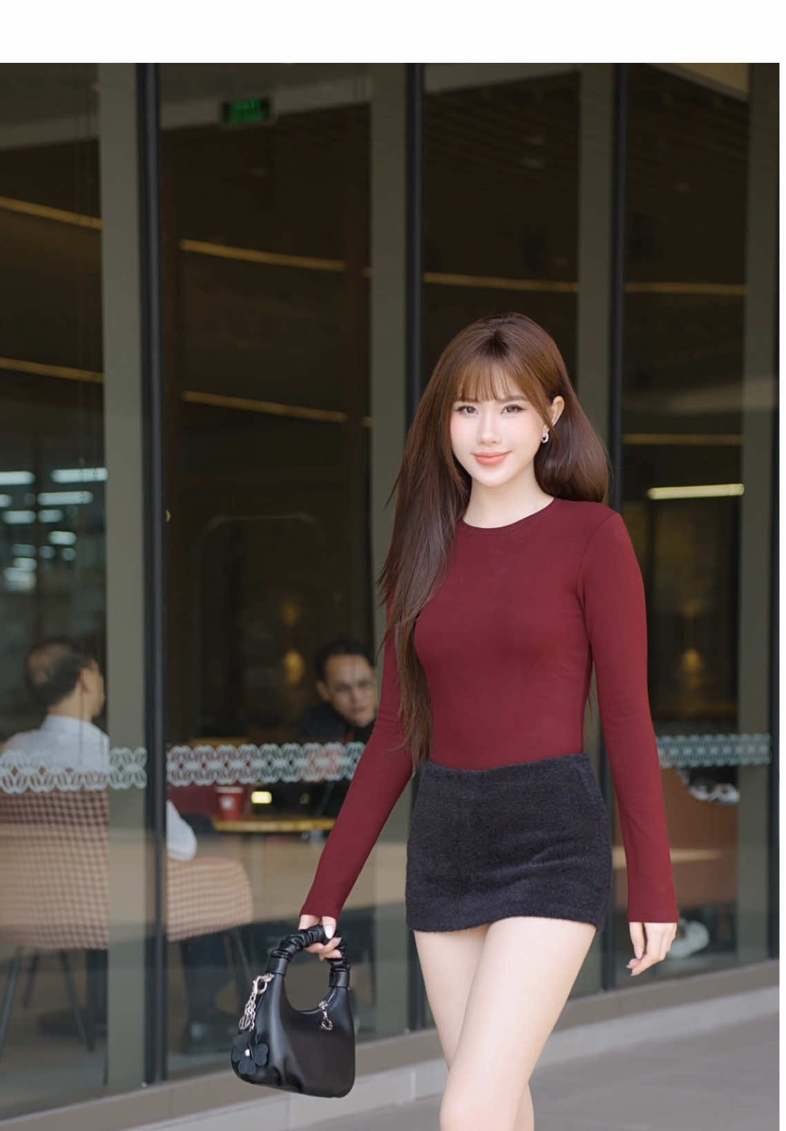 Màu đỏ mận nha #fyp #xuhuong #viral 