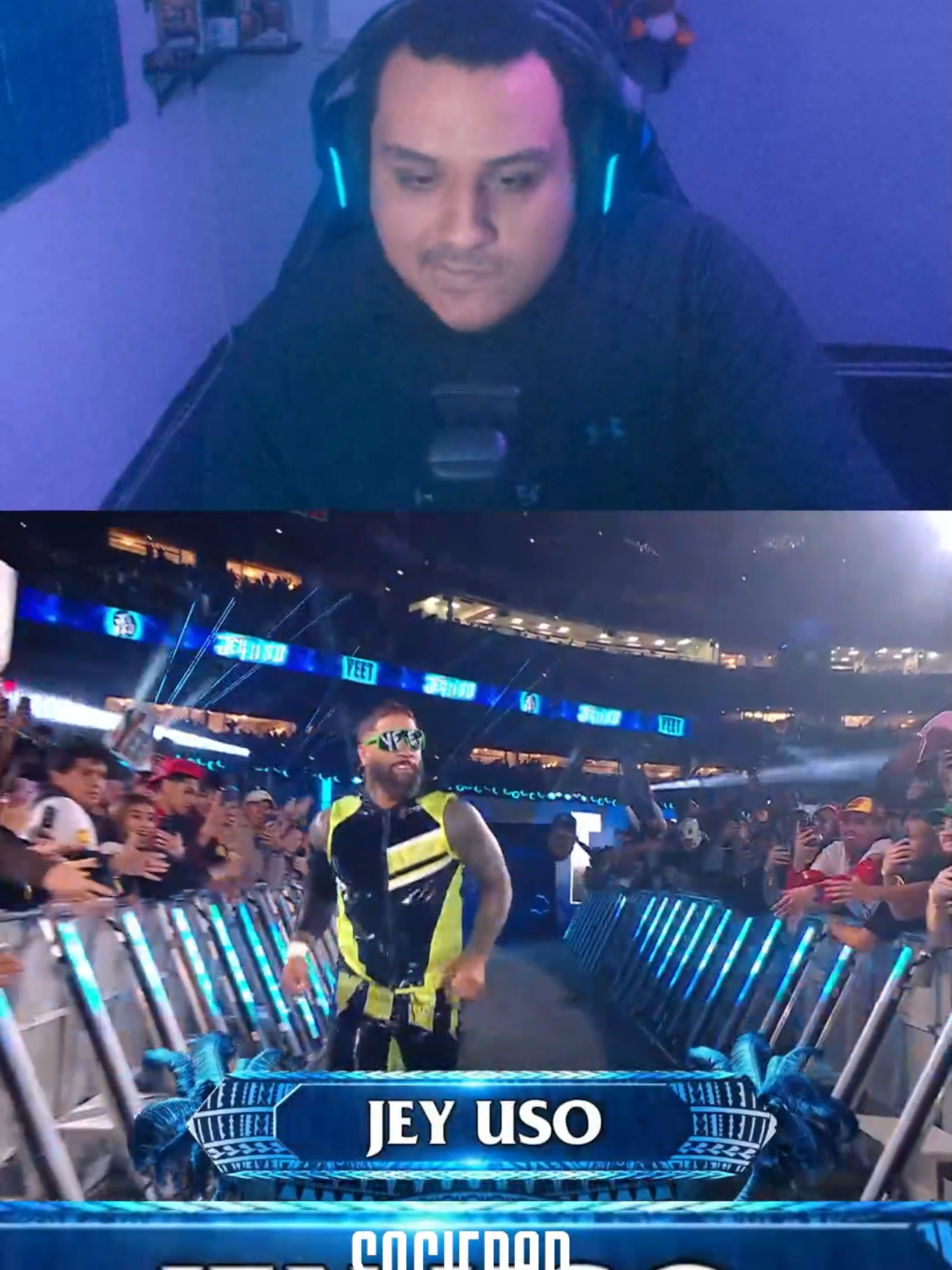 Jey Uso ingresa a la jaula de War Games en Survivor Series #WWE #wwetiktok #survivorseries #wargames #wweuniverse #luchalibre #wrestling #sociedadeportiva