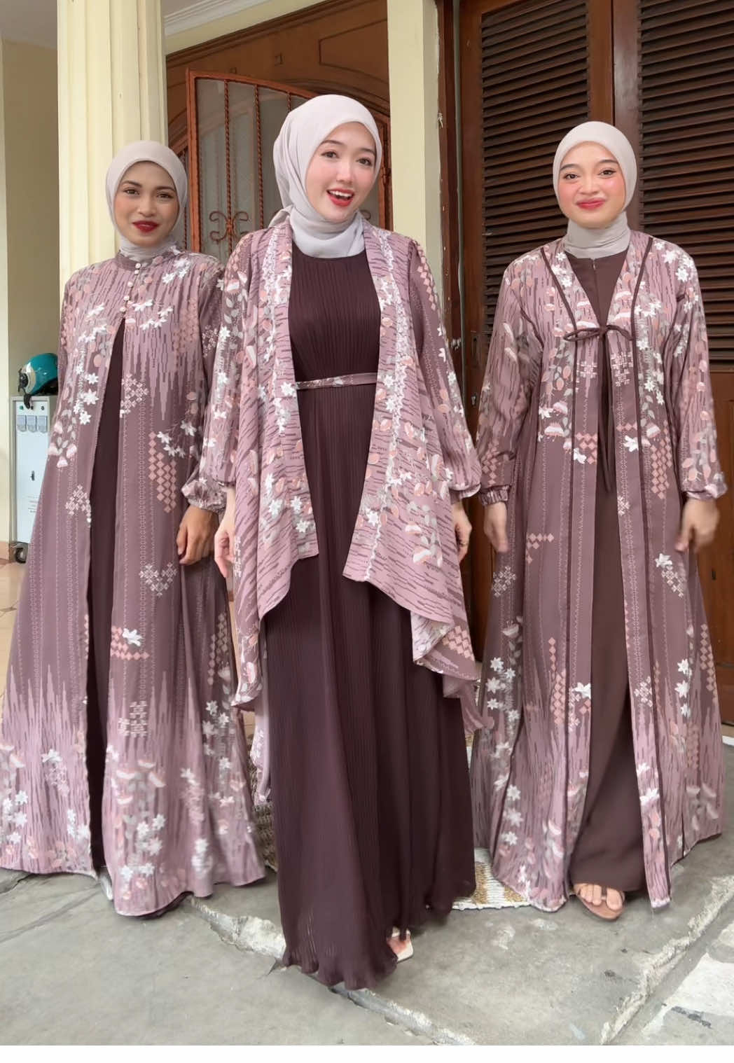 oleholeh pulkam kali ini baju seragam aja yaa 🤏  #dressraya #tunikraya #outfitlebaran #outfitbukber #ramadan2026 