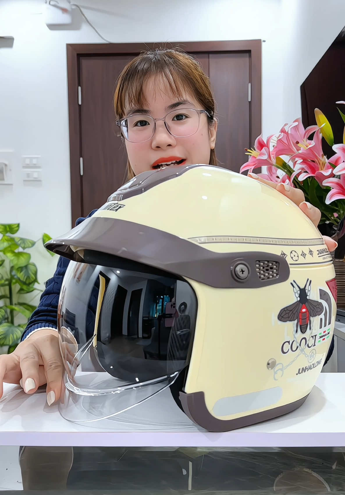 Mũ bảo hiểm Masontex 811 – Tích hợp kính âm #xuhuong #mubaohiem #mubaohiemthoitrang #mubaohiemcokinh 