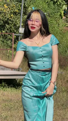 တောသူမလေး….🤪🩵@EHK-Classy & Catchy Clothing @Nan Thazin shop #ရောက်ချင်တဲ့နေရာရောက်👌 