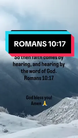 What do you hear? Romans 10:17 #romans10 #faithcomesbyhearing #godjesusholyspiritloveyousomuch💕 #christiantiktokertiktokforchrist #heargod 