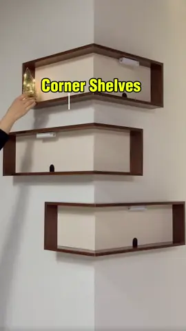 corner shelves on walls or Corner Floating Storage Shelves, Wooden Wall-Mounted Corner Shelf Display Rack #cornershelf #cornerrack #cornershelforganizer #cornershelves 