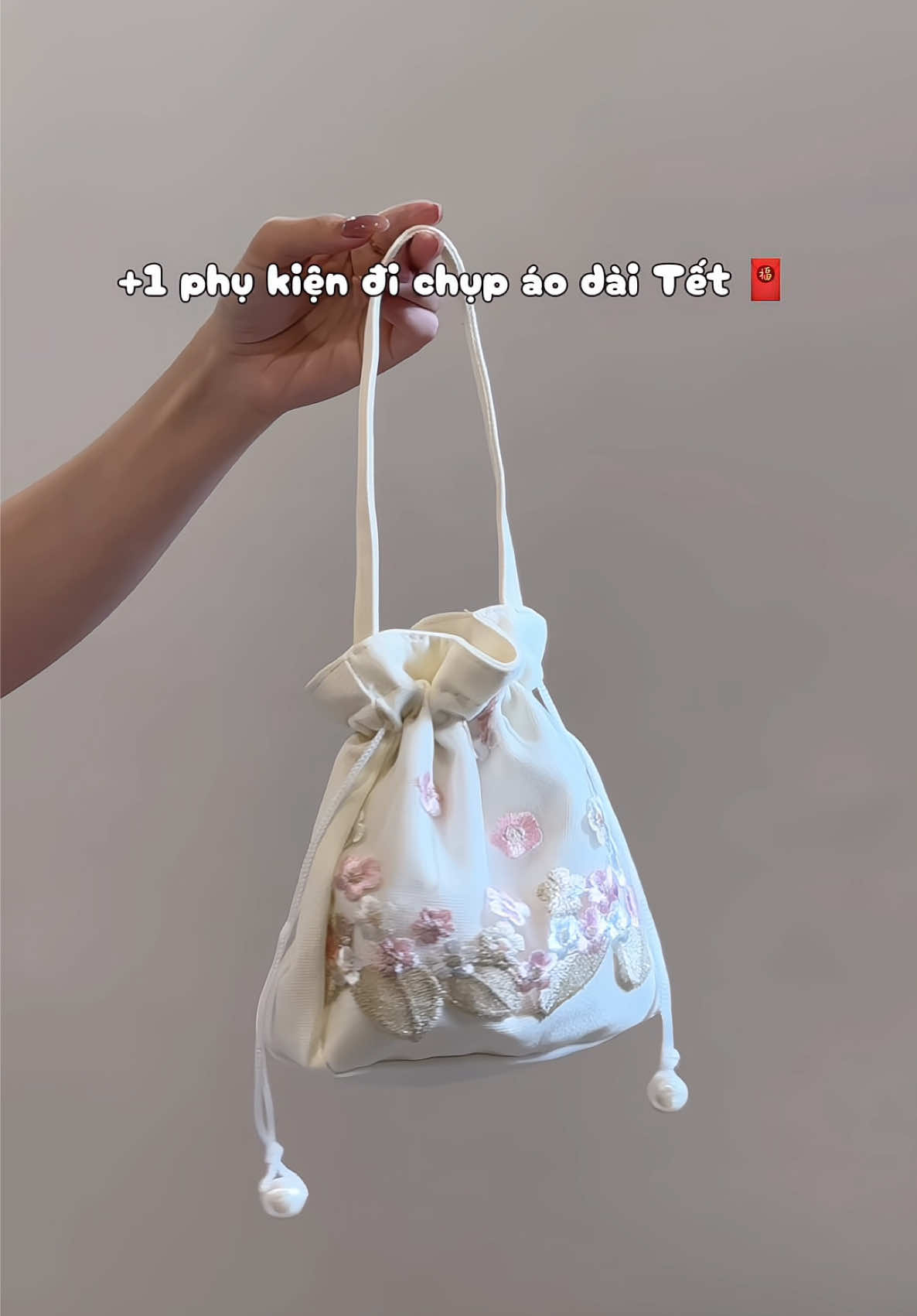 Túi vải đem đi chụp ảnh áo dài nè 🙆‍♀️ #tuixach #túi #phukien #tet2026 #minnriviu 