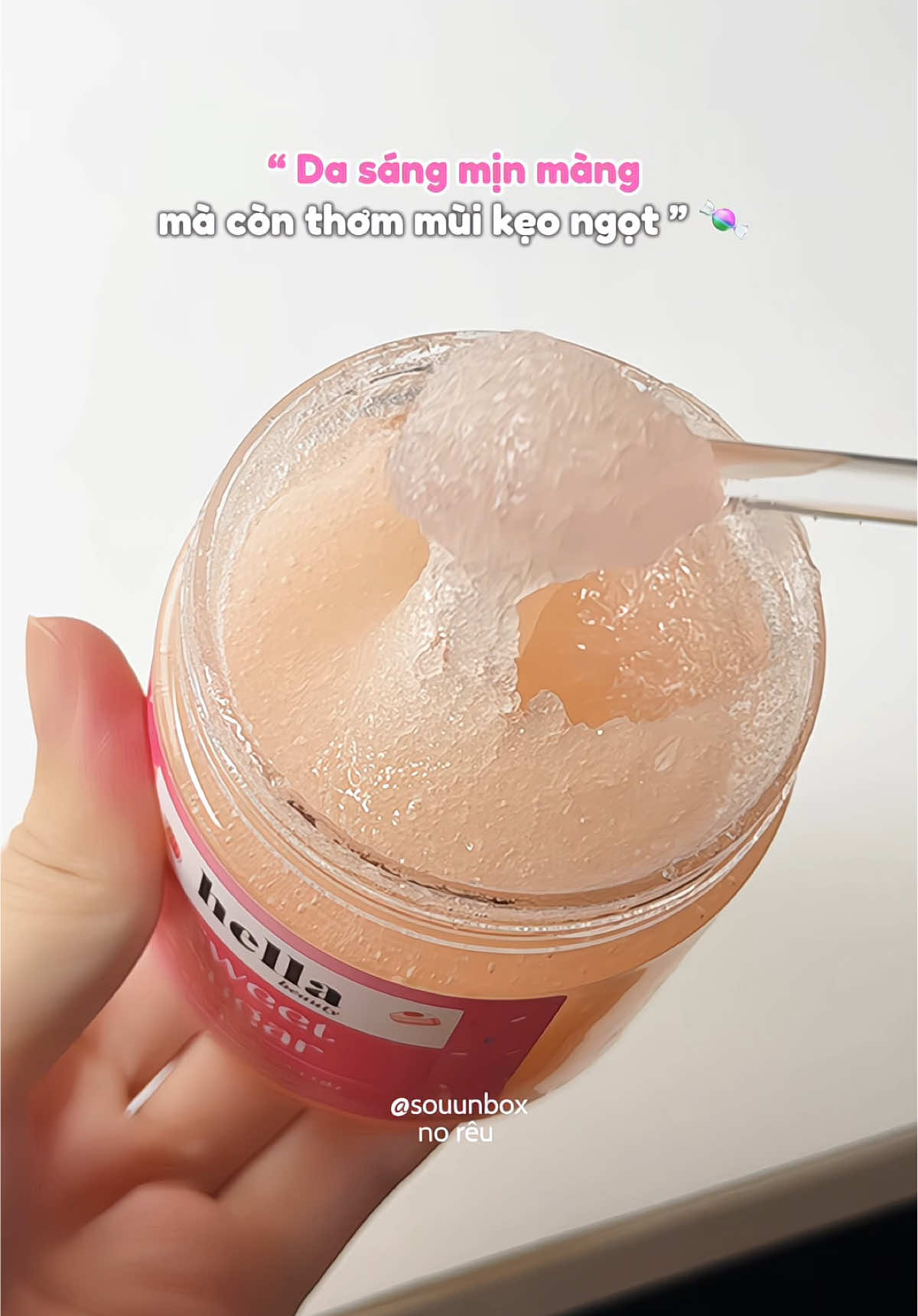 Mùi kẹo thơmm xỉu 🍬  #taytebaochetbody #taytebaochet #hellabeauty #tipslamdep #skincareroutine 