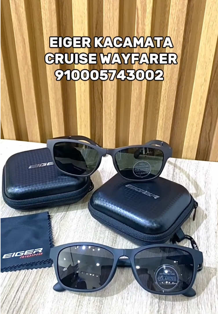 Berkendara semakin aman dan nyaman dengan Cruise Wayfarer. Kacamata dari EIGER Riding ini pas dipakai untuk hiking, memancing, menyetir, dan kegiatan luar ruang lainnya. Saat sedang berkegiatan luar ruang, mata kamu bisa terlindungi dari paparan sinar matahari, debu, pantulan sinar matahari, dan efek berbahaya lainnya berkat kacamata ini. 🛒 Order sekarang : https://shop-id.tokopedia.com/view/product/1729697766616761617?encode_params=MIIBpgQMI5_ujXCFjLon7XV2BIIBguwxc7OFopfMA5E7y-isUDP_Bul51YYRPQUA8kx7bWRPeEVhy157gTkJRPxddZ054DM-ZWYhePmOsq03-PF0p4wwB1elhUPxnv30A6OjQ-FBYcJ4Rd1ZGtwJ5mFMXhEq1YY0sPSX_qr4MWwirP8KUHihOx26gZLawQ9_WNOgBPubutuNqLAsCjTX8Z0tKi5Y8jmrz1EVCZPDkWNsRrr2dK_DzmPrh41TUWkKOvOMHHVeGFSBTjMCjzyEa7OtzPqb2oqPIMBevNrDqAU57Bhy1MSQiBl8HKiplayKp4qLToSq1BPMwpeNTjXXPHwrNwkOn7aiTb2mDxwPuqIP-M3wIS9p00ah-KeDTmWFSxnVUH_jxEr-HgLIU8MFCBbCOOqxoHjjQ-Snc6qIVmlwHEFFIjsA17yy3dw71nRRJCqKZP9e0xZTYvuaTQA4H8ygyL9XUzheFa6vcw2TW8FDXlHOf0mTwQxPRB5WWX_UcJJyM83ROX1jDiE1Q8BHugAQ_6yrQsDCBBDb3wHpNc_gNTUUp0dRQ9K6&region=ID&locale=id-ID&source=seller_center&hide_tips=&no-cache=1&e=1 #kacamata #eigerkacamata #eiger #eigeradventure #eigertropicaladventure    