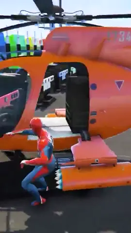 SPIDER-MAN against TUNG TUNG TUNG SAHUR on Motorcycle in RAINBOW SPIDERS BRIDGE _ GTA MULTIVERSE_short_012#fyp #viral_video #viral