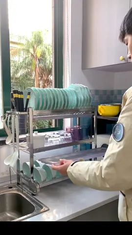 Phần 420 | Chén dĩa để lên là ráo nhanh – sạch thoáng. #keupchendia #giadungtienich 