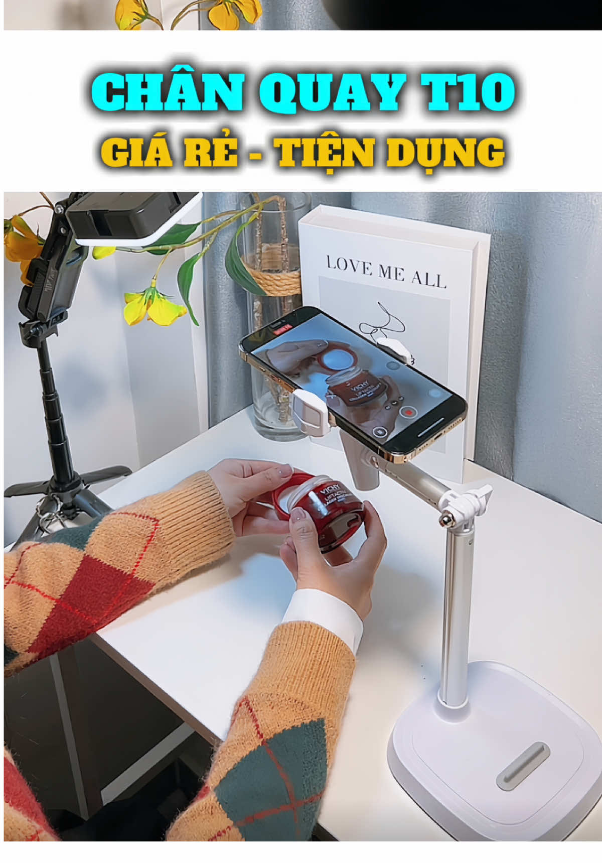 Làm tiếp thị liên kết nhất định phải có 1 chiếc chân quay T10 #dunghuongduong #affiliate #xaykenhtiktok #chanquayt10 #giadodienthoaideban 