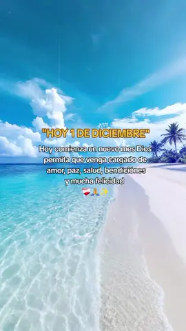 Gracias Dios por un nuevo mes✨️🙏❤️‍🩹 #diciembre #hoy1dediciembre #bendiciones🌹❤️🙌🏻🙌🏻🙏 