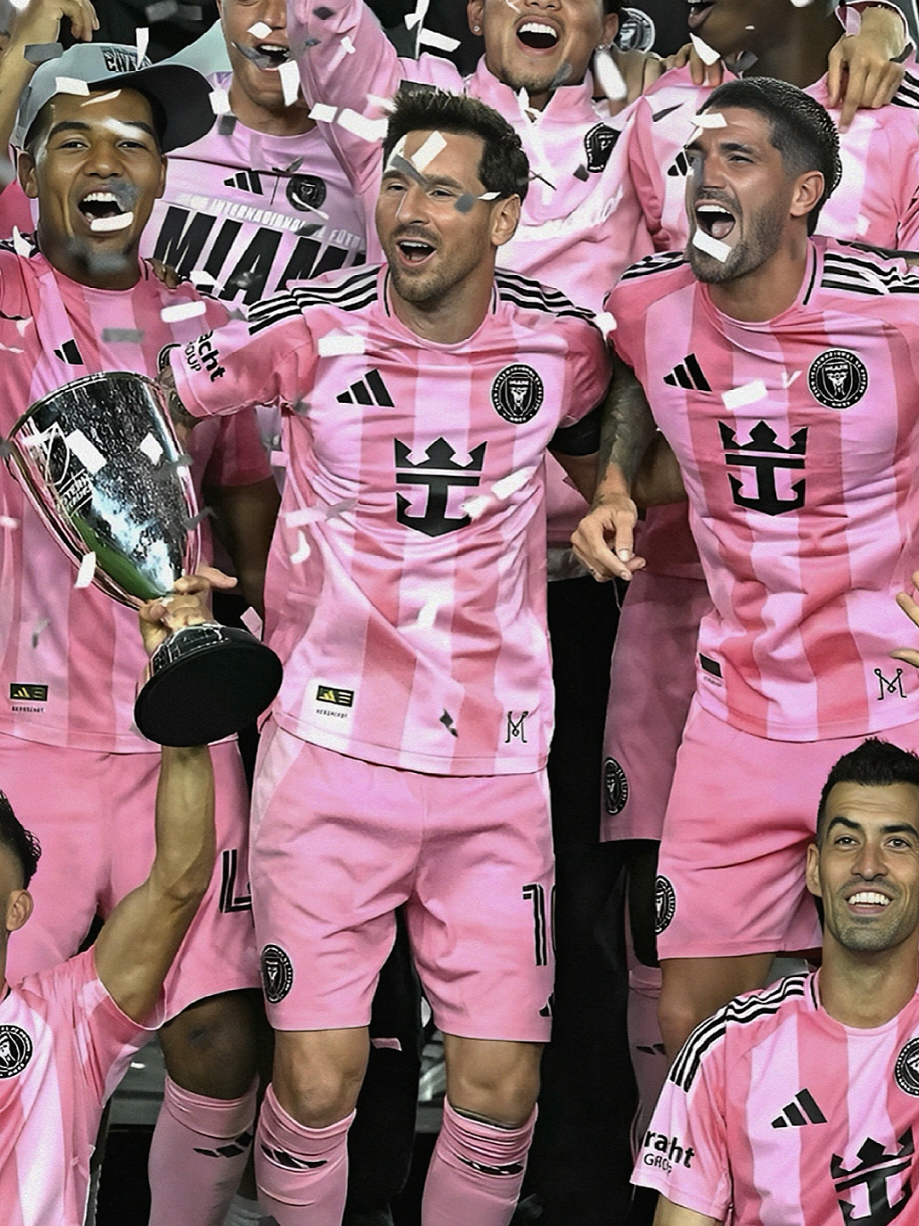 💗🖤 Champions 2025 🏆😊👏 #leomessi #intermiamicf #intermiami #chasestadium #intermiamivsnewyorkcity 