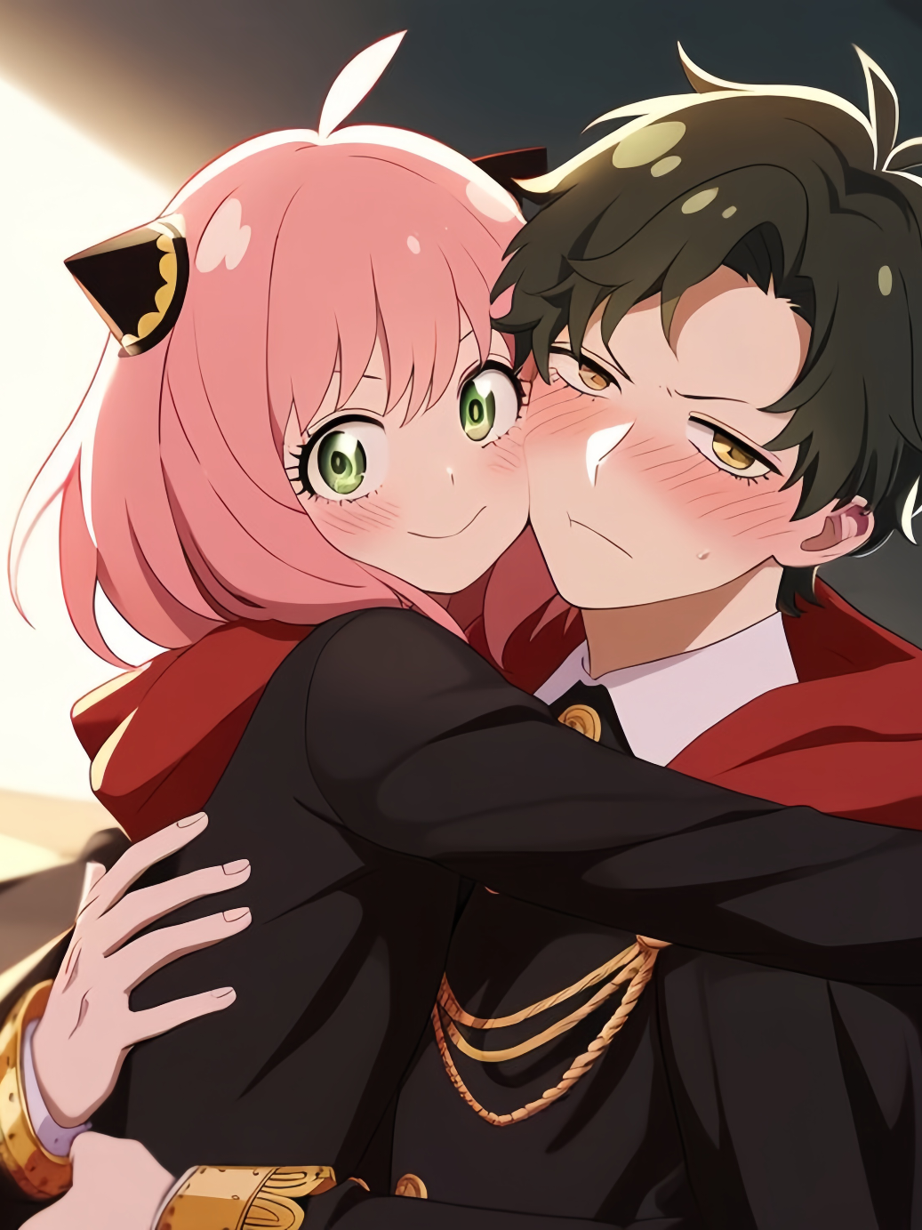 malu2 tapi suka😏 #spyxfamily #anyaforger #damiandesmond #anime #margaverse 