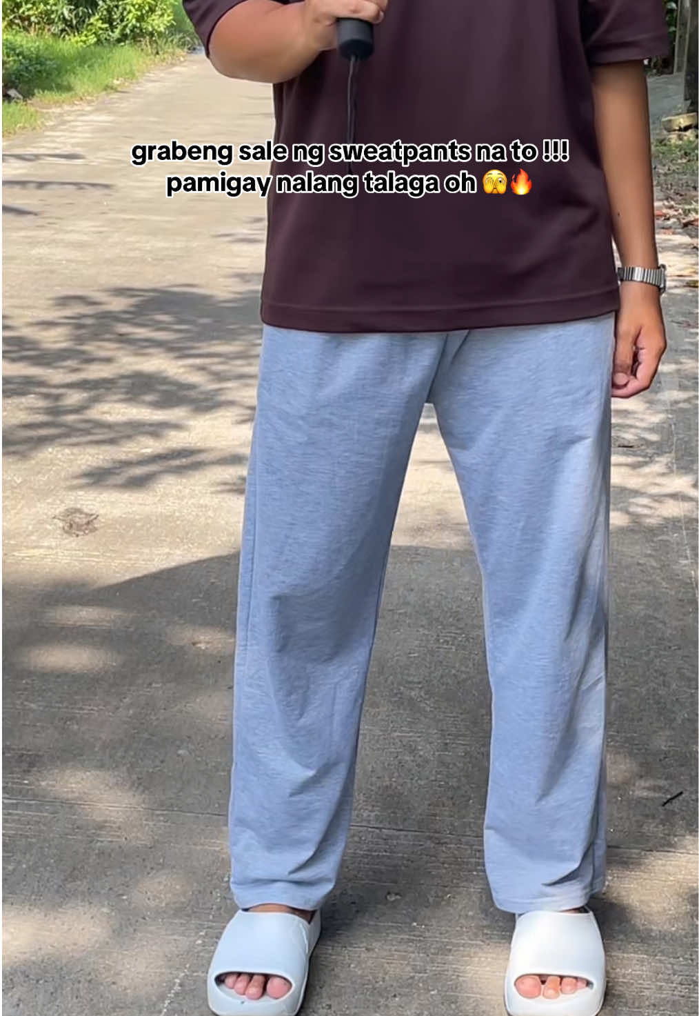 lakas maka pogii pre 🔥 #sweatpants #sweatpantsoutfit #sweatpantseason #pantsformen #baggypants 