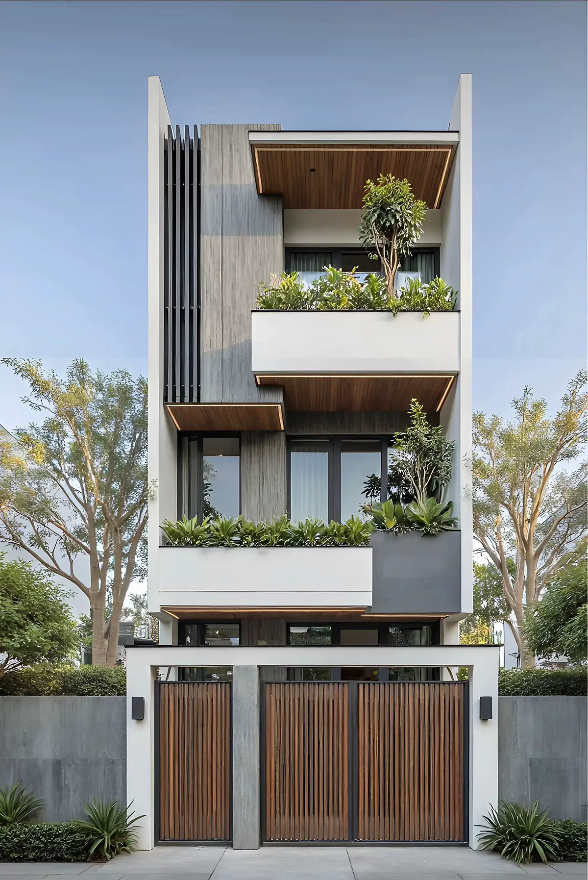 🔲 Diện tích: 5x20m 🏠 Quy mô: 1 Trệt - 2 Lầu - Mái BTCT 🏠 Công năng: 4 Phòng Ngủ. #nhadep #synhadep #thietkenhadep #xaynhatrongoi #hochiminh 