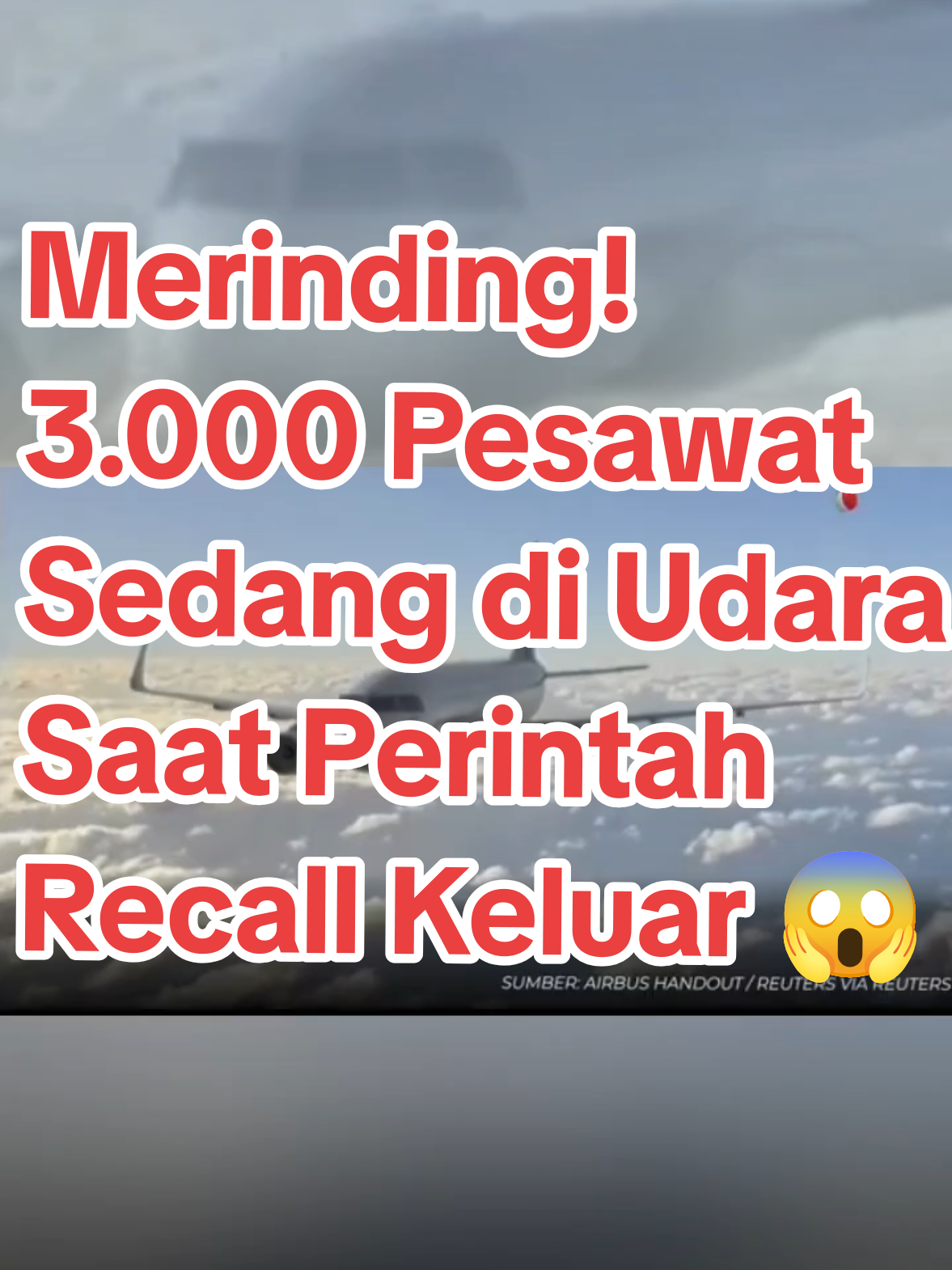 Gawat! 😱 Kenapa 6.000 Pesawat Airbus Tiba-tiba Ditarik? #beritaterkini #beritaviral #news #viralindonesia #infoterkini