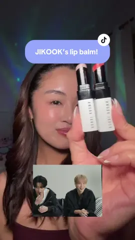 My new favorite lip balm! Thank you JIKOOK 💜💋  BOBBI BROWN: Bare Pink, and Bare Claret 💄  #jimin #jungkook #jikook #btsarmy #kpopfypシ 
