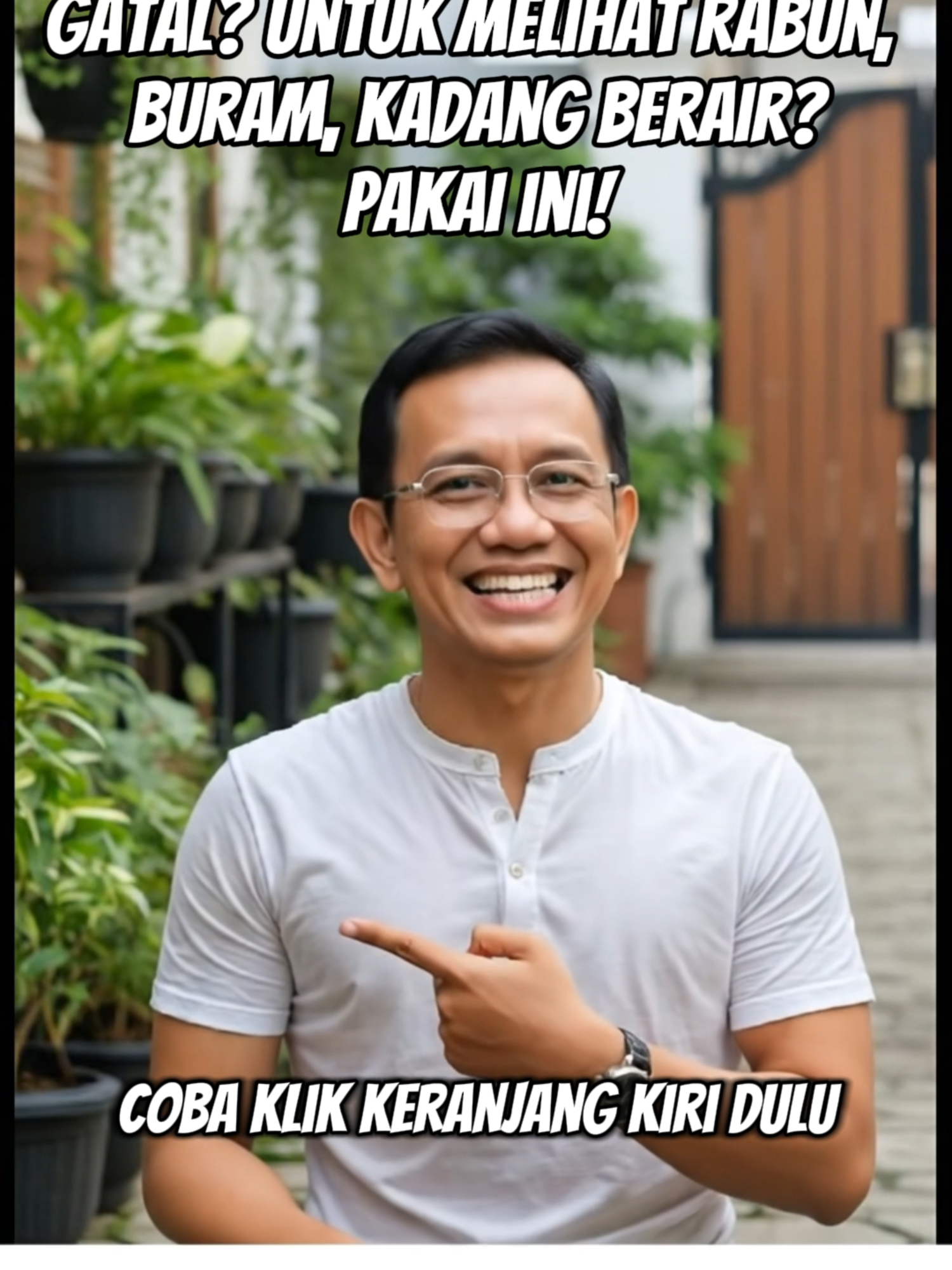 Mata katarak? Mata merah? Gatal? Untuk melihat rabun, buram, kadang berair? Pakai ini aja! #matakatarak #matamerah #matagatal #matarabun #mataburam #mataberair #tetesmata