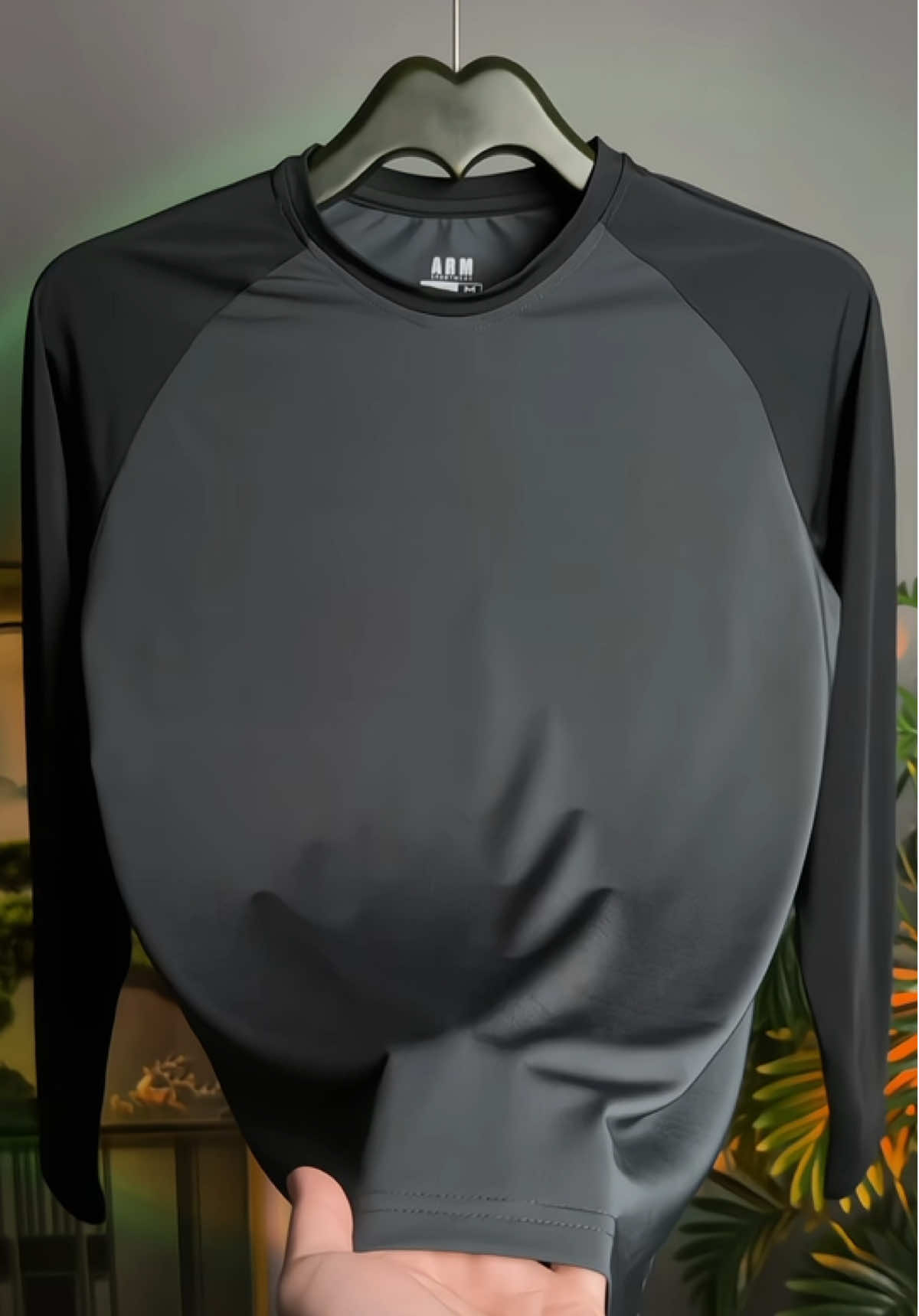 Áo Thun Dài Tay RAGLAN Thể Thao Nam ARM Sportswear Thun Lạnh Co Giãn #aothethao #aothundaitay #thoitrangnam #viralvideo #xuhuong 