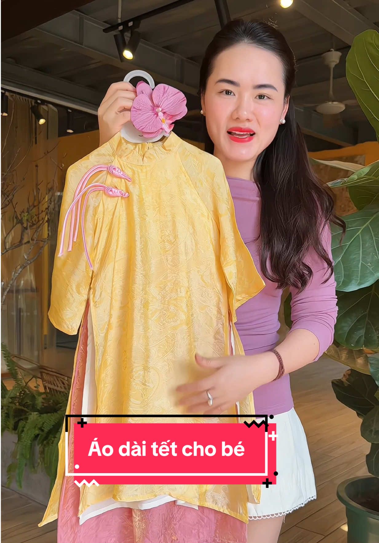 Áo dài tết cho bé#duongnhim #aodaitet #aodaitetchobegai #aodaicachtan #aodaitetchobe 