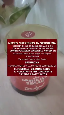 #fyp #spirulinasegar #usussihat #probiotics #prebiotic 