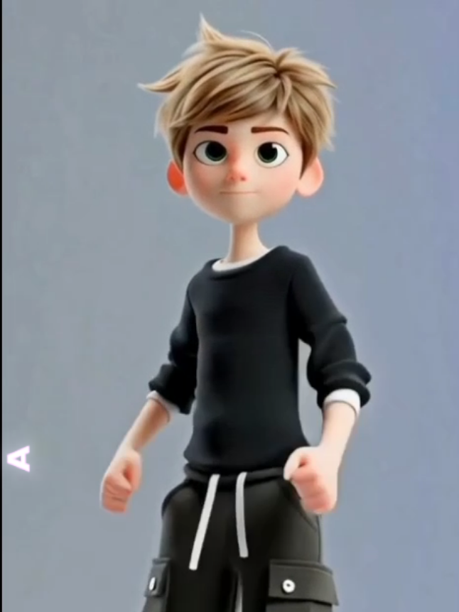 cute boy dancing rap and hip-hop dance#dance #cartoon #short #viral #ai 