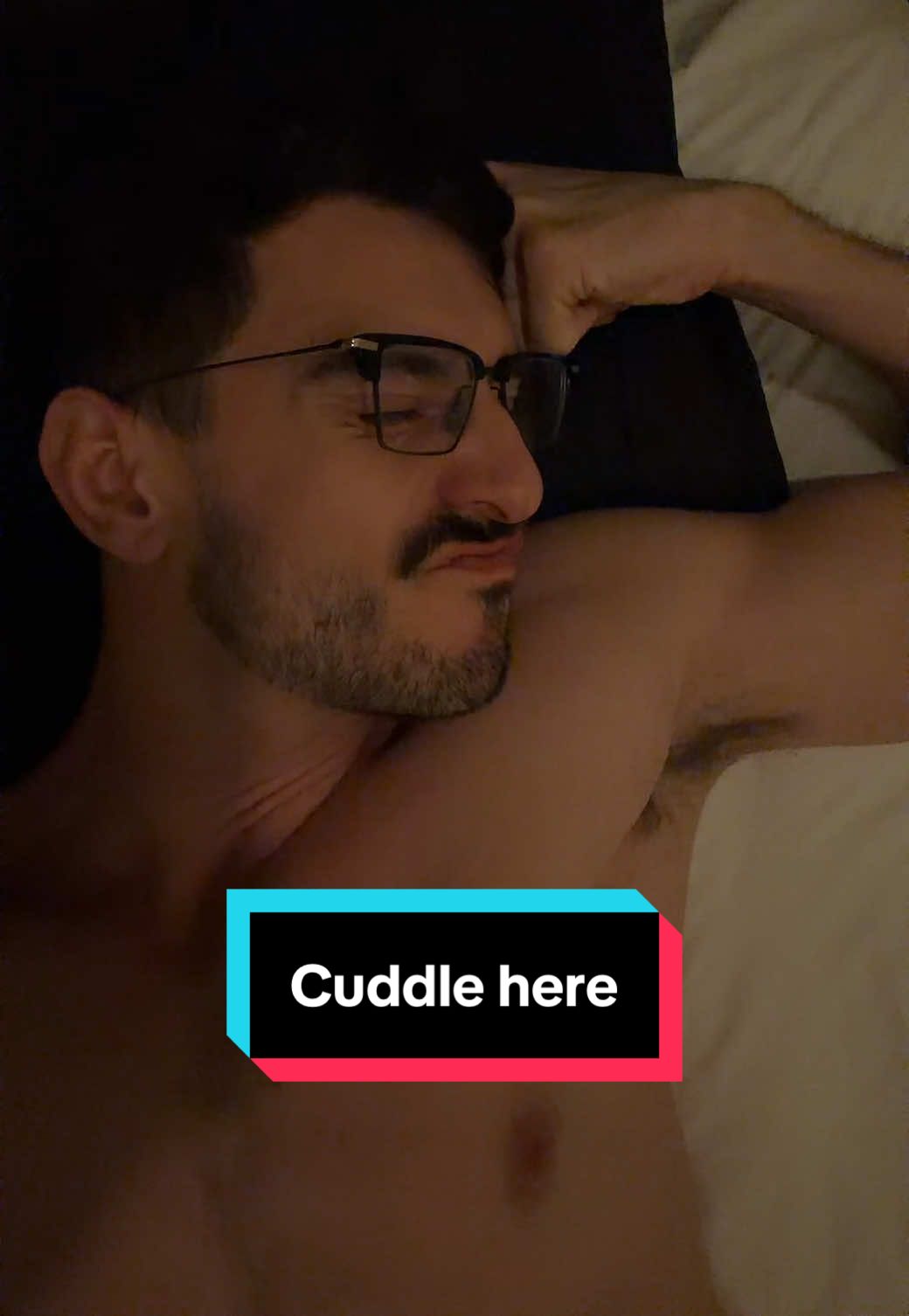 Sleep tight. I’ll be right here if you need anything. ;) #mlm #funny #tall #armpit 