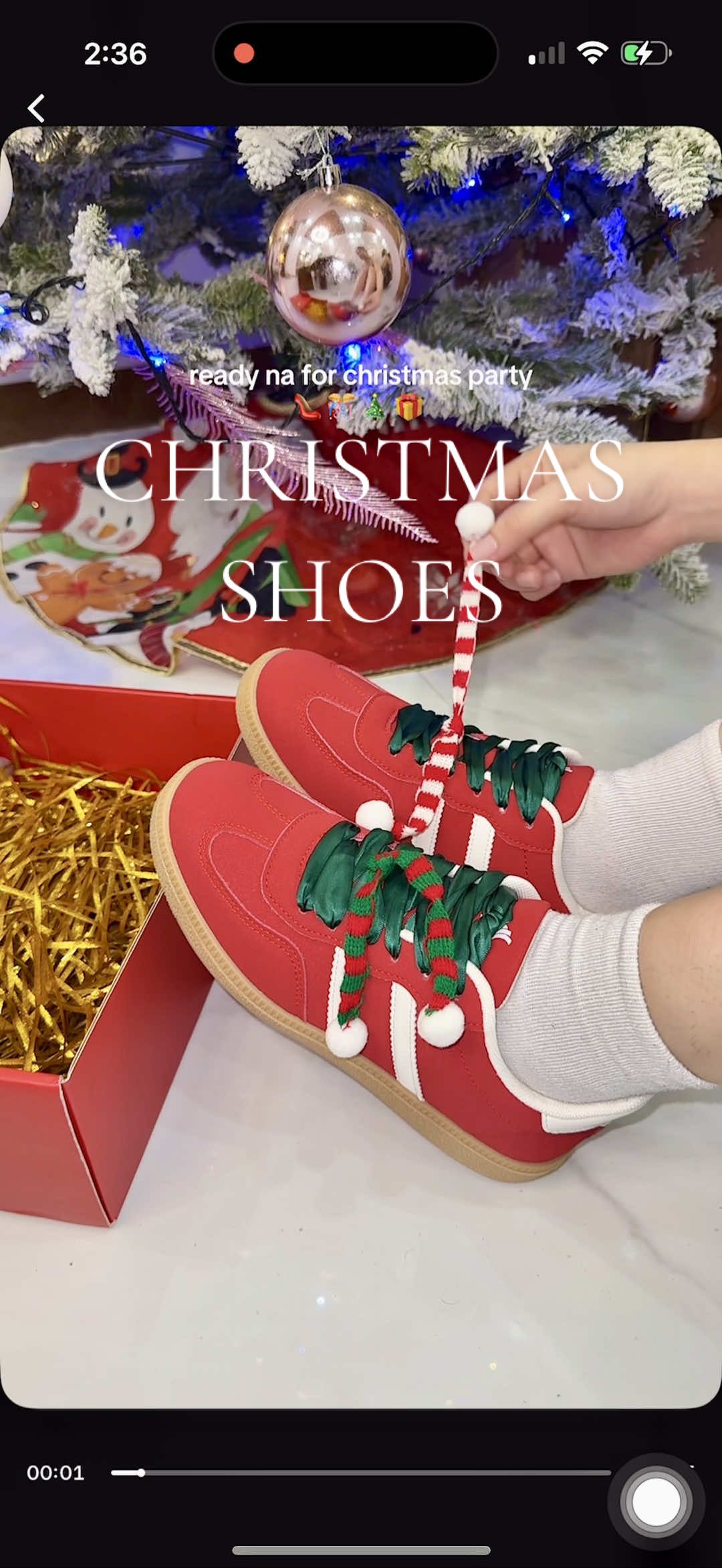 Feel ko na talaga ang Christmas 🤭. #shoes #corollashoes #christmasgift #giftideas #footwear 