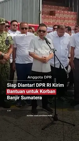 Wakil Ketua DPR RI Sufmi Dasco Ahmad bersama sejumlah anggota DPR RI melepas bantuan untuk korban banjir Sumatera di Bandara Halim Perdanakusuma, Jakarta Timur, Minggu (30/11/2025). Bantuan ke Tapanuli Tengah, Padang serta Aceh ini akan dikirimkan oleh Badan Nasional Penanggungan Bencana.  - Selengkapnya kunjungi website dengan klik link di bio atau download aplikasi di AppStore dan Google Play Store. #InilahNews #BanjirSumatera #TapanuliTengah #DPRRI #BNPB   