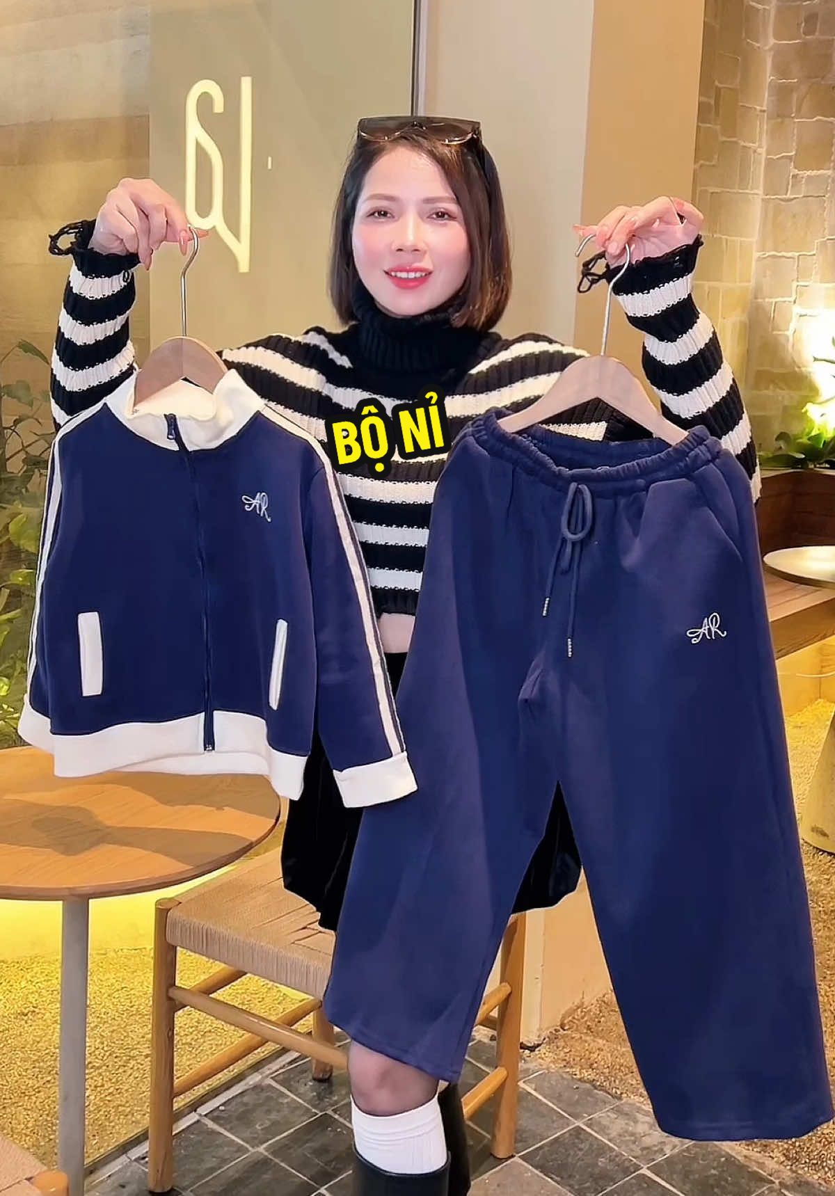 Bộ nỉ bé gái dày dặn ấm áp mùa thu đông #cohuereview #setbobegai #bonibegai #bothudongchobe 