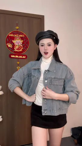 Áo khoác bò #fyp #trending #xuhuong #emphan #aokhoac 