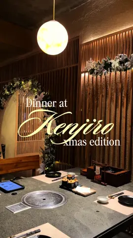 ITS THAT TIME OF THE YEAR!🎄 For anyone hunting dinner plans this Dec, @Kenjiro Japanese Restaurant deserves a place on your list.   They have a lot of affordable japanese dishes under 200k but the place and service scream top tier 🤩🍣✨ #placetogojkt #DinnerIdeas #dateideas #fyppppppppppppppppppppppp #christmasdinner 