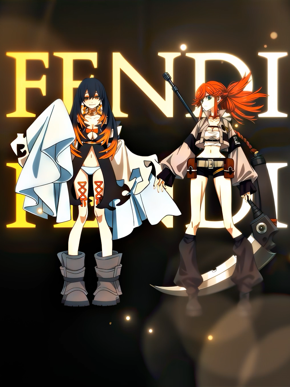 Riyo and Amo with this trend 🔥 #gachiakutaanime #riyo #amoempool #riyoreaper #gachiakutaedit #anime #animeedit