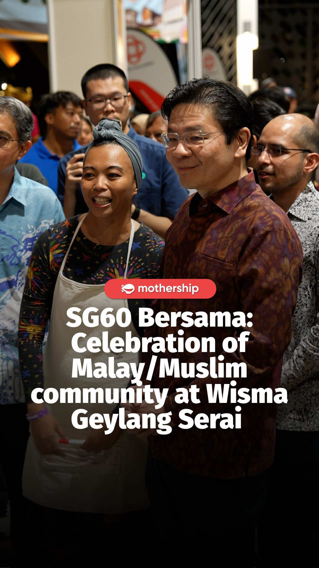 Now there's another photogenic spot at Geyland Serai 📸 The SG60 Bersama celebration was held at Wisma Geylang Serai on Nov. 29, where Prime Minister Lawrence Wong also joined the event to celebrate the completion of the community mural. #fyp #sgtiktok #muslim #community 