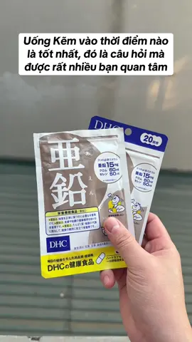 Uống kẽm vào thời điểm nào là tốt nhất. Là câu hỏi mà rất nhiều bạn quan tâm! #zinc #dhckem #kẽm #vienuongkemdhc #dhcnhatban 