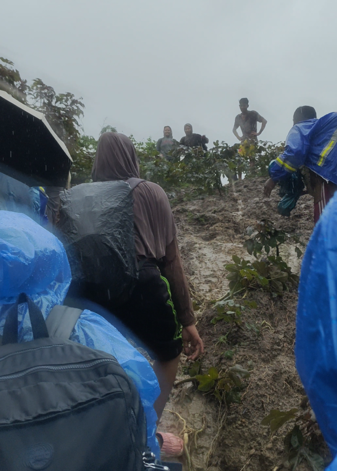 kami Mahasiswa Universitas Malikussaleh di evakuasi melalui tebing, dikarenakan volume air semakin naik. sesedih itu merantau dan di landa bencana alam  #unimalhebat #lhokseumawe #aceh #fyp #fy 