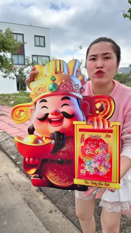 Lịch tết thần tài phát tài phát lộc may mắn bình an, lịch thần tài, lịch tráng gương, lịch tết 2026 #nhabundochoituduy #nhabundochoi #lichtrangguong #lichthantai #lichtrangguong2026