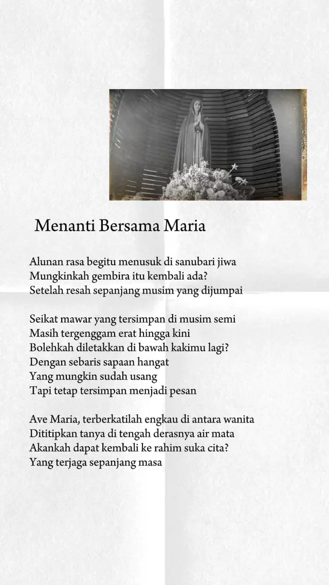 Selalu ada harapan yang tidak mengecewakan, jika kita berharap pada orang yang tepat