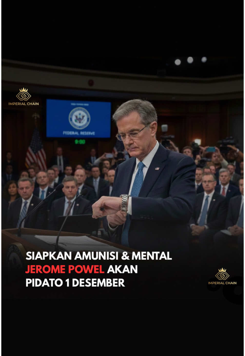🚨 Jerome Powel Akan Speech FOMC Pada 1 Desember  #beritatiktok #fomc #ihsg #saham #kripto #crypto #emas #gold #fypシ゚ 